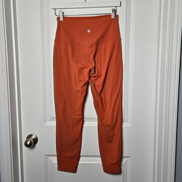 Lululemon Align High-Rise Pant 25" - 8 Canyon Orange - Picture 4 of 7